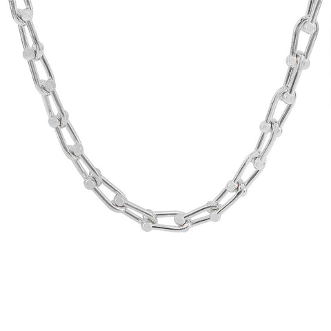 Sterling Silver Link Necklace