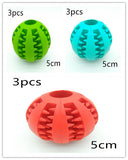 Pet Slow Feeder Toy. Cute Funny Rubber Dog Ball Feeder Toy