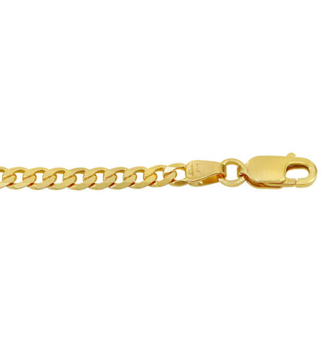 10K Gold 3.1mm Curb Chain