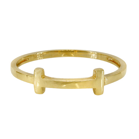 10K Gold Bar Ring