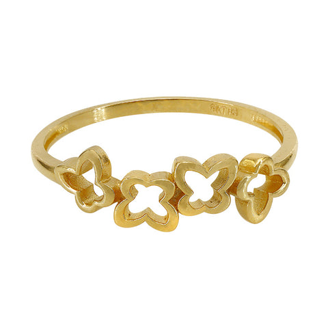 10K Gold Butterflies Ring