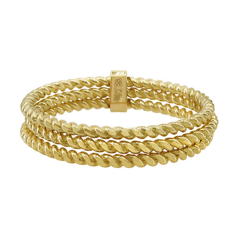 10K Gold 3 Piece Stackable Ring