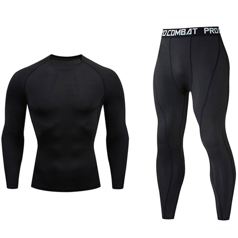 Rash Guard Compression Fitness Tract Suit